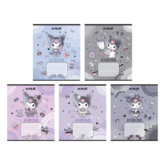 Зошит шкільний Kite Kuromi, 18 аркушів, Лінія HK25-237-1