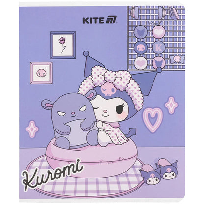 Зошит шкільний Kite Kuromi, 24 аркуша, клітинка HK25-238