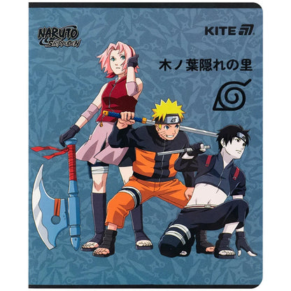Зошит шкільний Kite Naruto, 24 аркуші, клітинка NR25-238