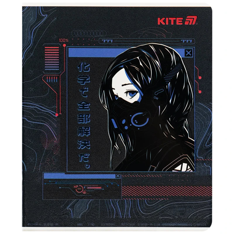 Зошит шкільний Kite Anime, 24 аркуші, клітинка K25-238-1