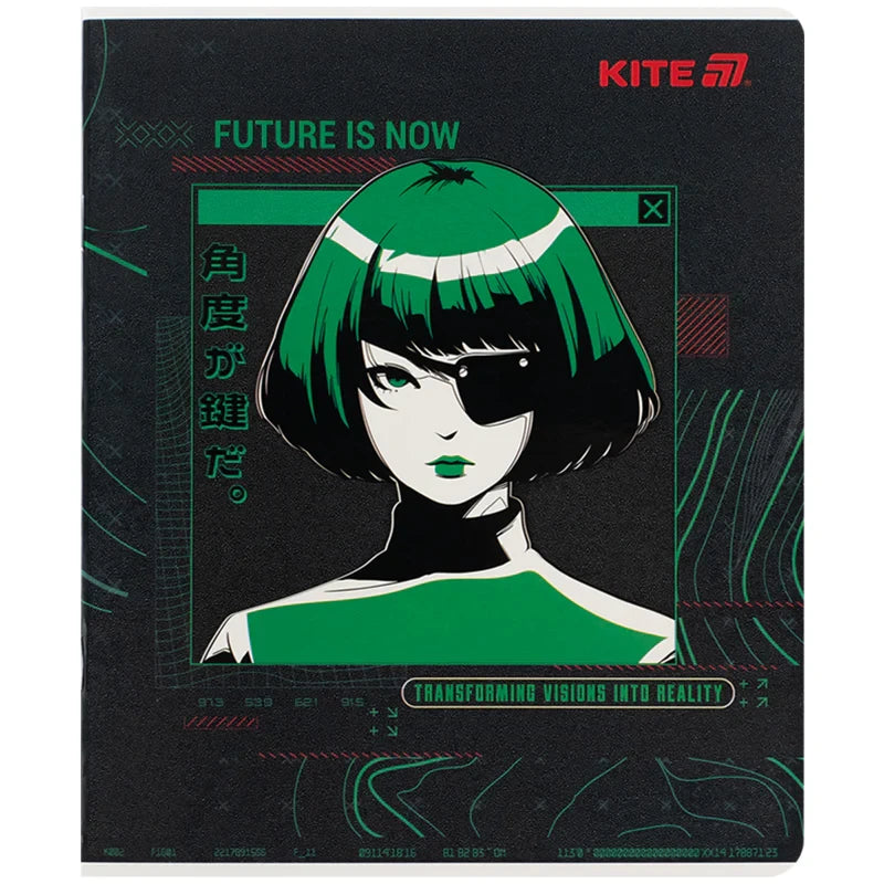 Зошит шкільний Kite Anime, 24 аркуші, клітинка K25-238-1