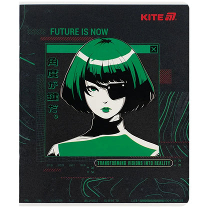 Зошит шкільний Kite Anime, 24 аркуші, клітинка K25-238-1