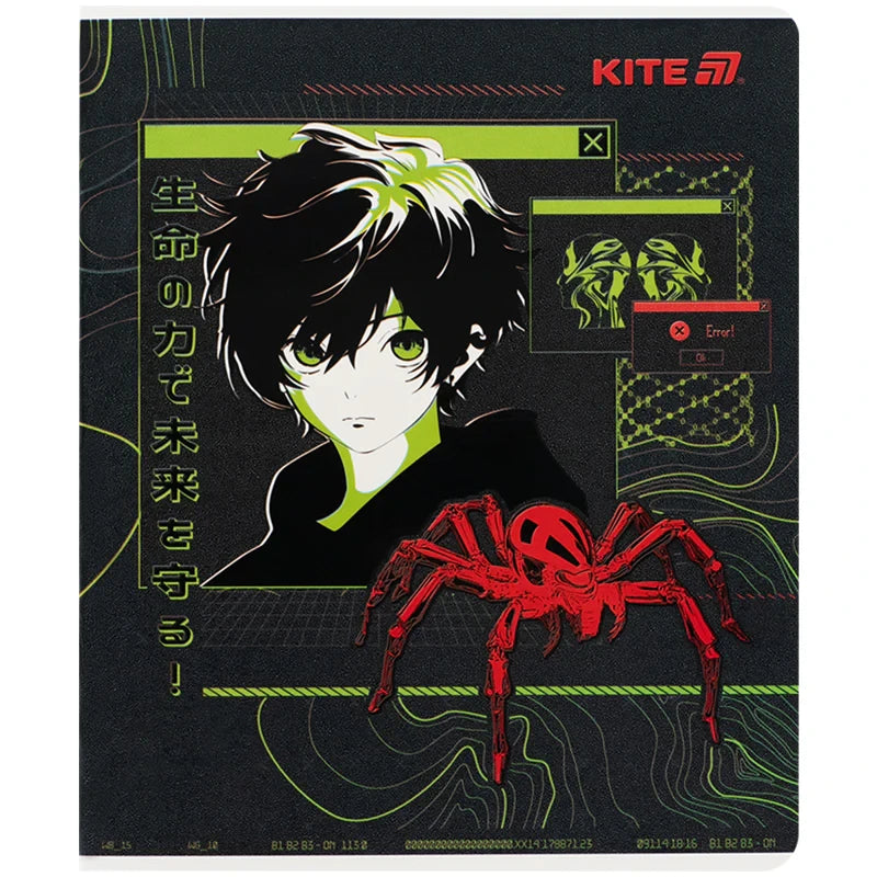 Зошит шкільний Kite Anime, 24 аркуші, клітинка K25-238-1