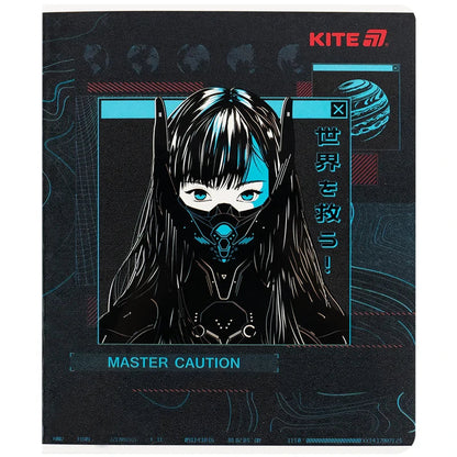 Зошит шкільний Kite Anime, 24 аркуші, клітинка K25-238-1