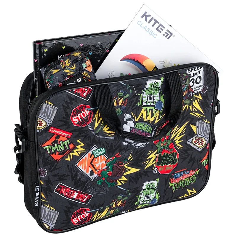 Шкільна текстильна сумка Kite TMNT Tales of the TMNT NT25-589
