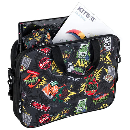 Шкільна текстильна сумка Kite TMNT Tales of the TMNT NT25-589