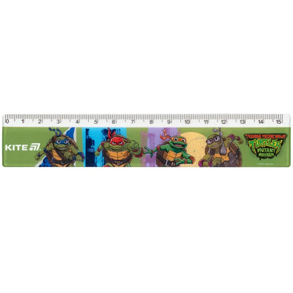 Лінійка пластикова Kite Ninja Turtles NT25-090, 15 см