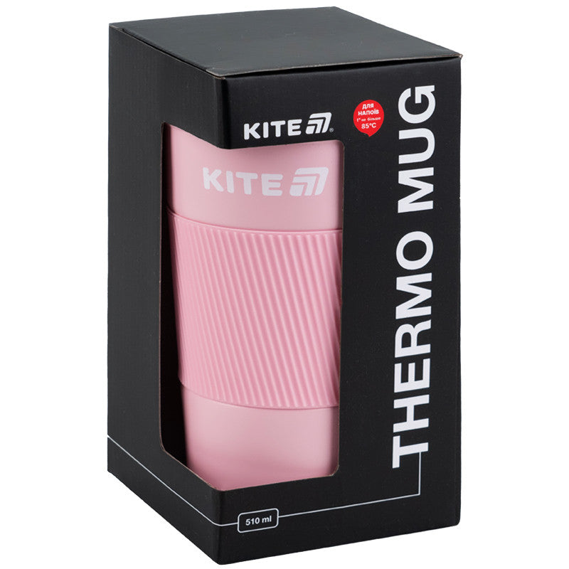 Термокружка Kite 510 мл рожева K25-458-3