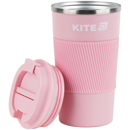 Термокружка Kite 510 мл рожева K25-458-3