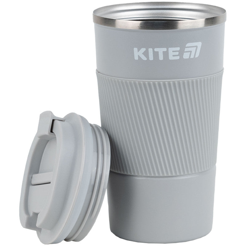 Термокружка Kite 510 мл сіра K25-458-1