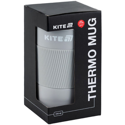 Термокружка Kite 510 мл сіра K25-458-1