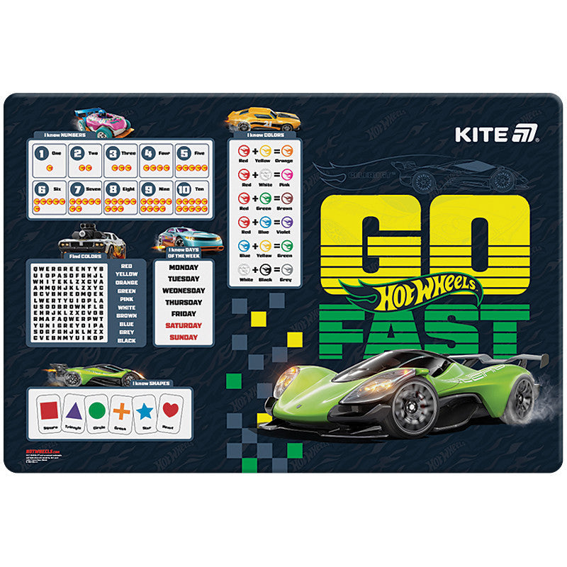 Настільна підкладка Kite Hot Wheels HW25-207-1