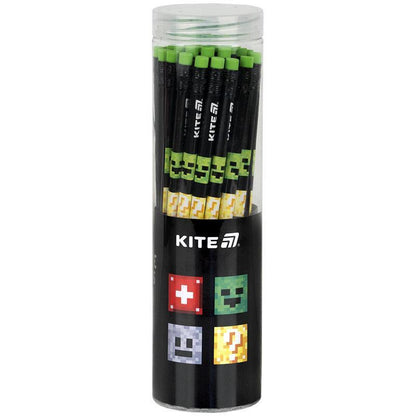 Олівець графітний з гумкою тригранний Kite K25-046-1