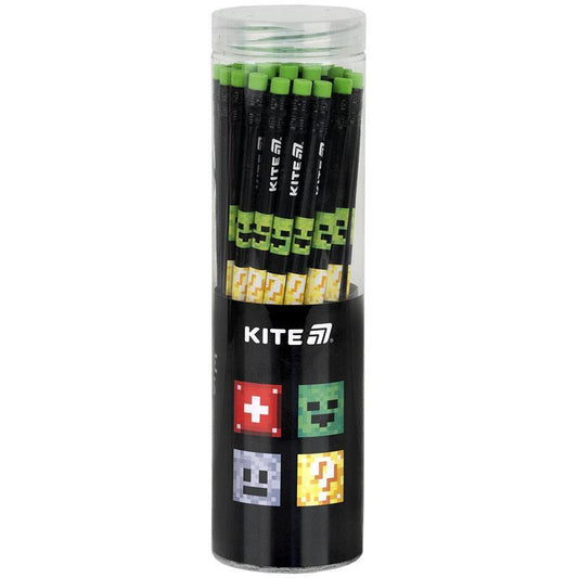 Олівець графітний з гумкою тригранний Kite K25-046-1