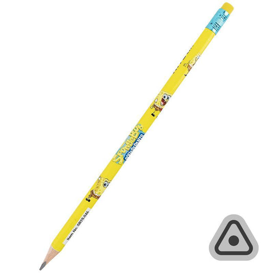 Олівець графітний з гумкою тригранний Kite SpongeBob SquarePants SB25-046