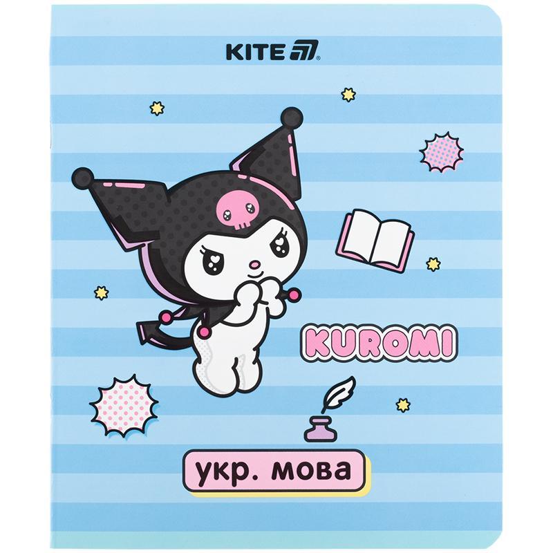 Зошит предметний Kite Kuromi, 24 аркуші, лінія, Українська мова HK25-240-9