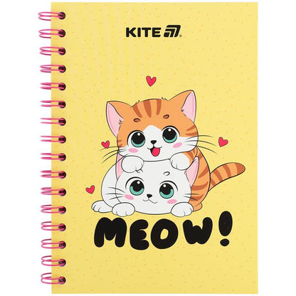 Блокнот на спіралі Kite Cute А5 80 аркушів клітинка K25-1911-1