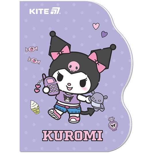 Блокнот Kite Kuromi А6 60 аркушів клітинка HK25-223-2