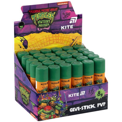 Клей-олівець з індикатором PVP Kite Ninja Turtles NT25-130, 8 г