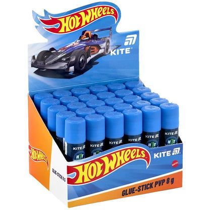 Клей-олівець з індикатором PVP Kite Hot Wheels HW25-130, 8 г