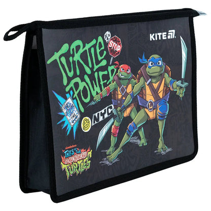 Папка на блискавці Kite Ninja Turtles NT25-428, A4+