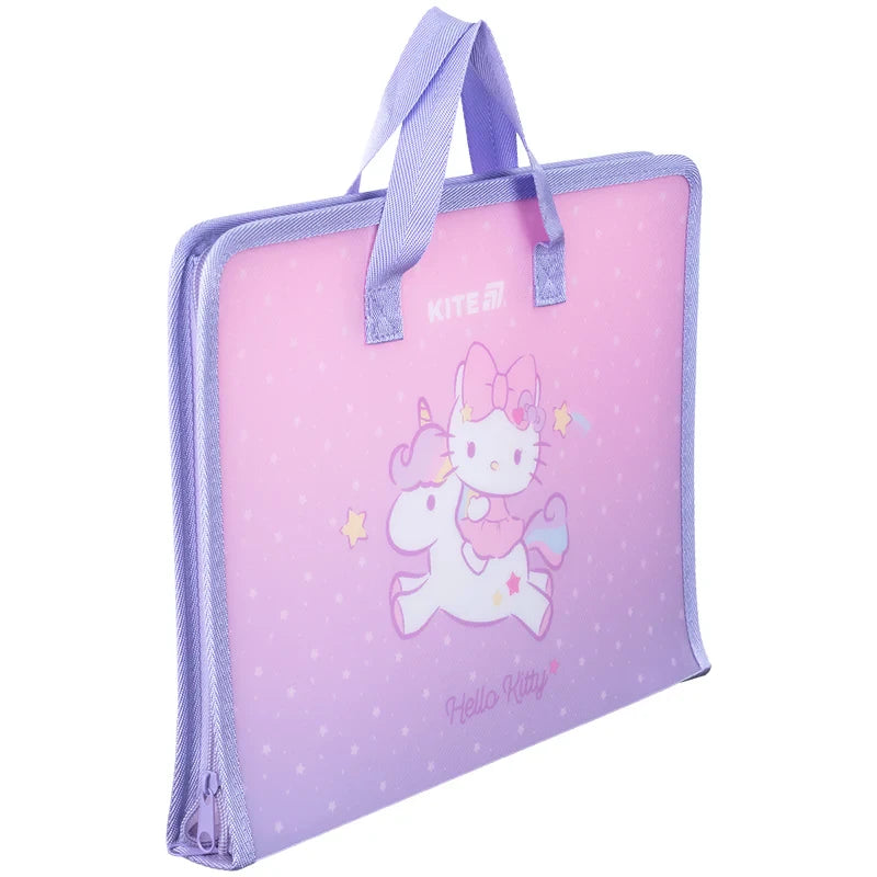 Папка-портфель на блискавці Kite Hello Kitty HK25-202-1, 1 відділення, A4