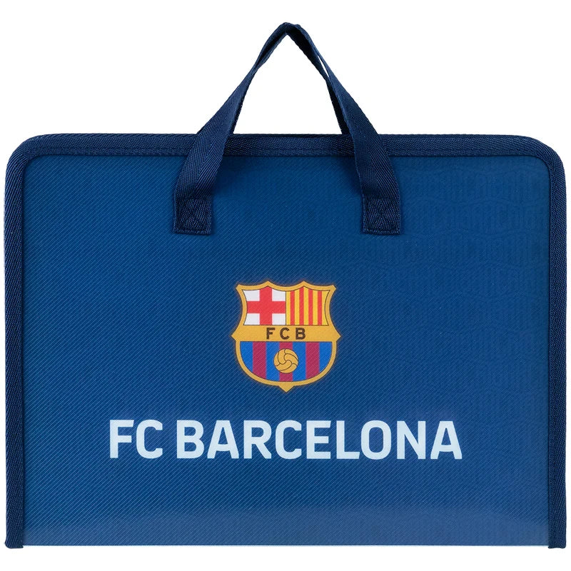 Папка-портфель на блискавці Kite FC Barcelona BC25-202, 1 відділення, A4