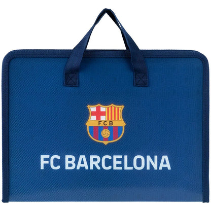 Папка-портфель на блискавці Kite FC Barcelona BC25-202, 1 відділення, A4