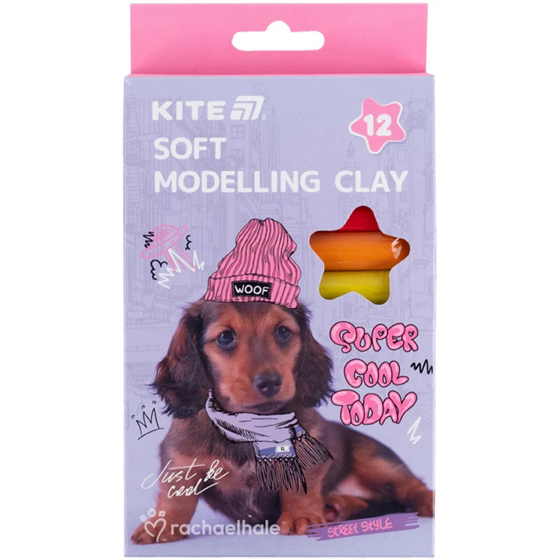Пластилін восковий Kite Rachael Hale R25-086 12 кольорів, 200 г