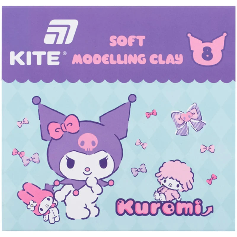 Пластилін Kite Kuromi HK24-082, 8 кольорів, 160 г