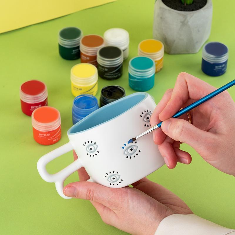Фарби акрилові Kite Creative 12 кольорів 20 мл K-275