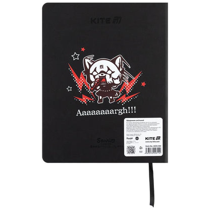 Щоденник шкільний Kite Aggretsuko тверда обкладинка PU AR25-264