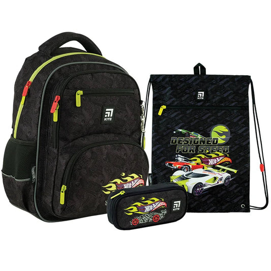 Шкільний набір Kite Hot Wheels SET_HW24-773M