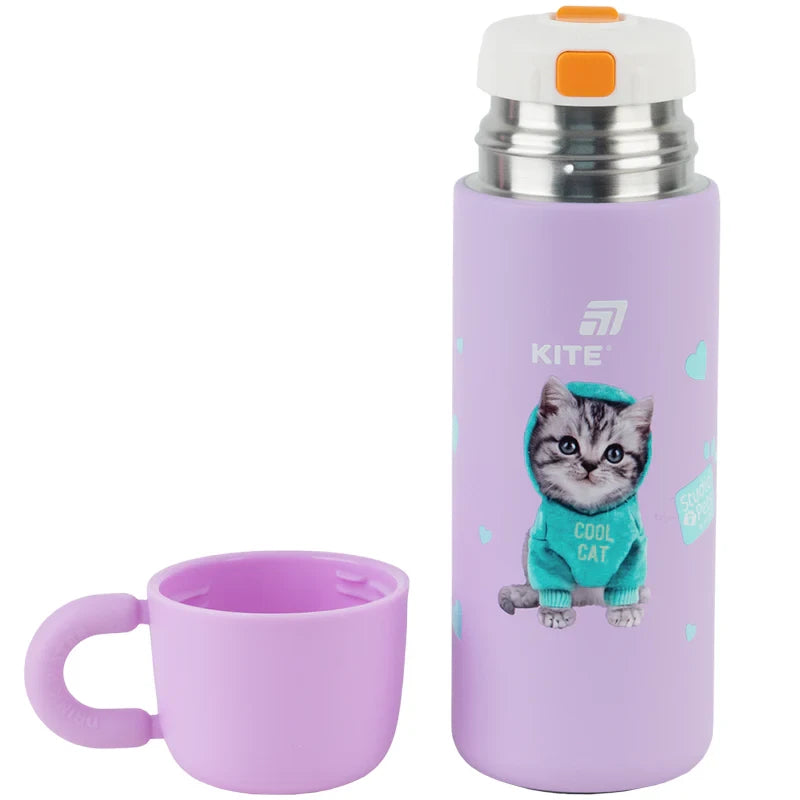Термос Kite Studio Pets 480 мл фіолетовий SP25-312