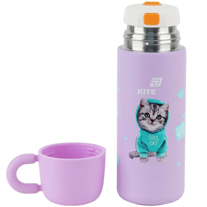 Термос Kite Studio Pets 480 мл фіолетовий SP25-312