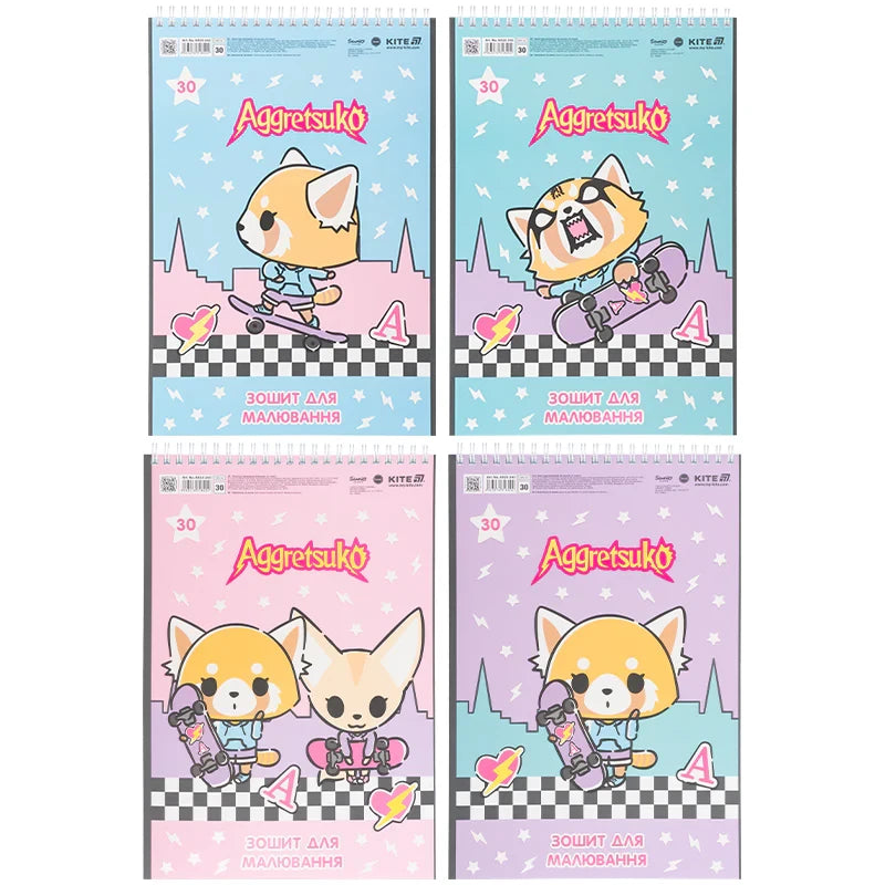 Зошит для малювання Kite Aggretsuko 30 аркушів AR25-243