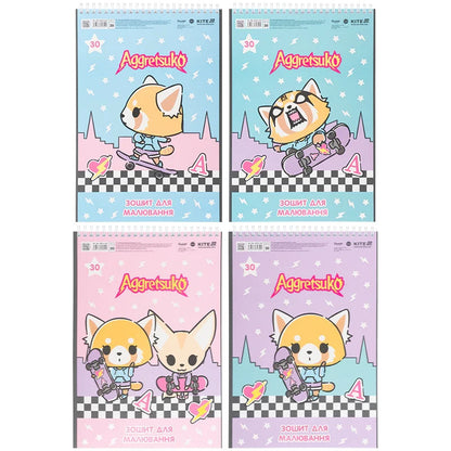 Зошит для малювання Kite Aggretsuko 30 аркушів AR25-243