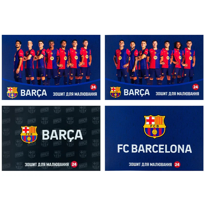 Зошит для малювання Kite FC Barcelona 24 аркушів BC25-242