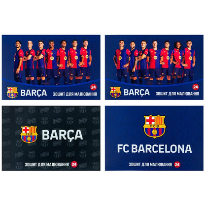 Зошит для малювання Kite FC Barcelona 24 аркушів BC25-242