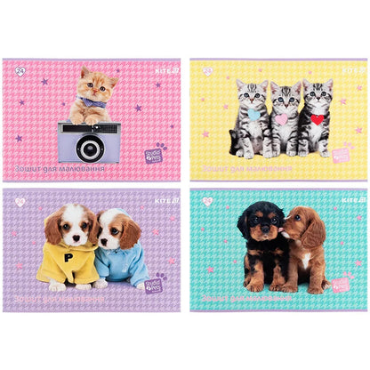 Зошит для малювання Kite Studio Pets 24 аркушів SP25-242