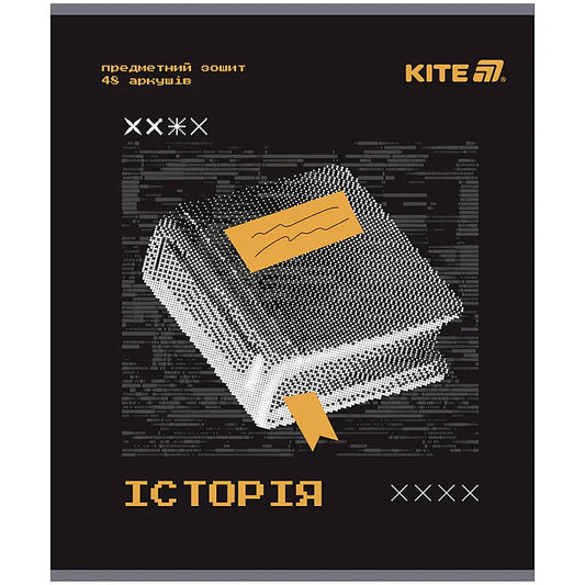 Зошит предметний Kite Techno, 48 аркушів, клітинка, Історія K25-240-4