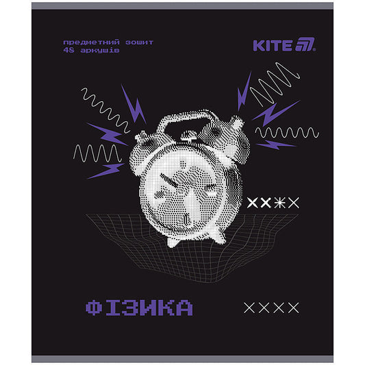 Зошит предметний Kite Techno, 48 аркушів, клітинка, Фізика K25-240-2