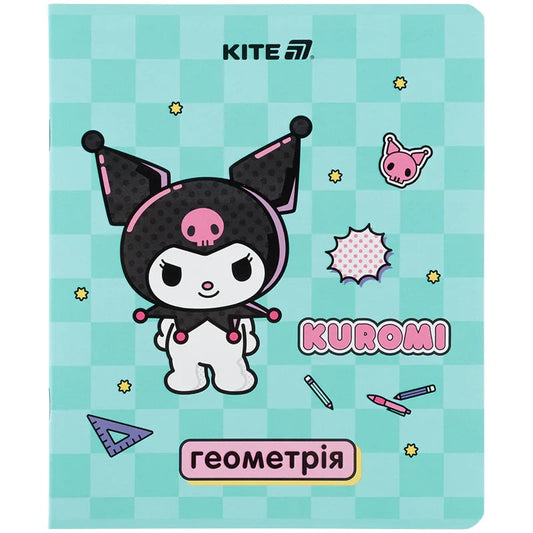 Зошит предметний Kite Kuromi, 48 аркушів, клітинка, Геометрія HK25-240-1