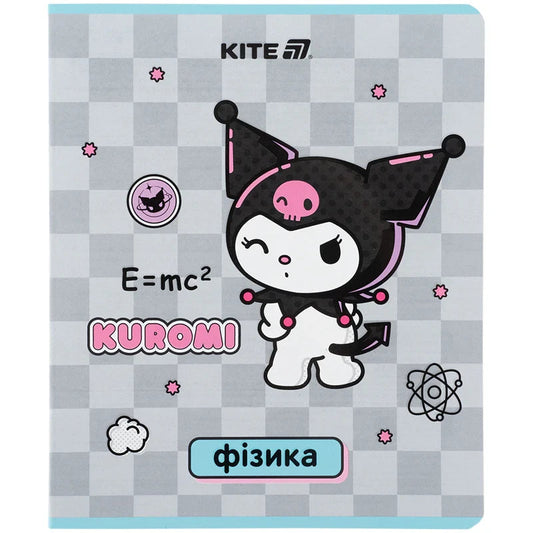 Зошит предметний Kite Kuromi, 48 аркушів, клітинка, Фізика HK25-240-2