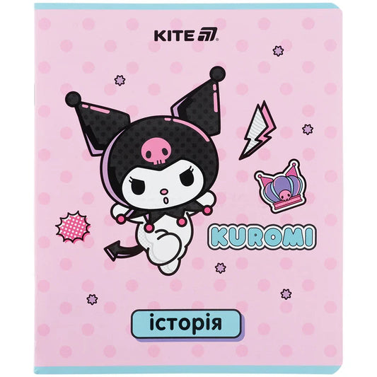 Зошит предметний Kite Kuromi, 48 аркушів, клітинка, Історія HK25-240-4