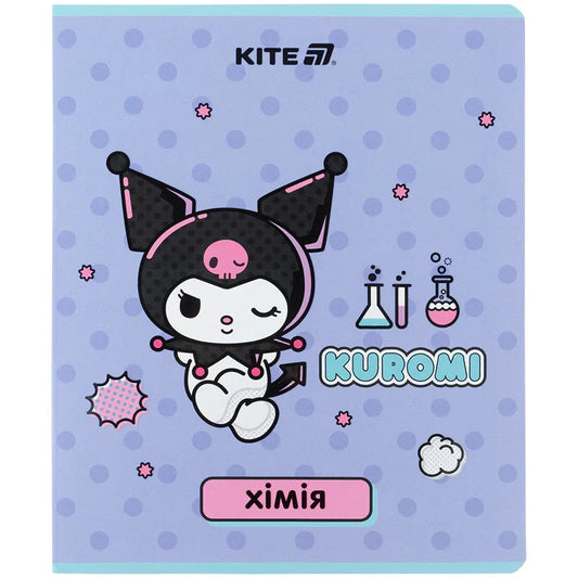 Зошит предметний Kite Kuromi, 48 аркушів, клітинка, Хімія HK25-240-6