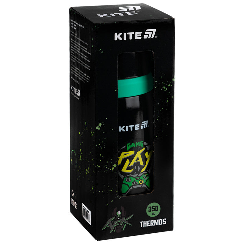 Термос Kite Cyber Чорний 350 мл K25-301-1