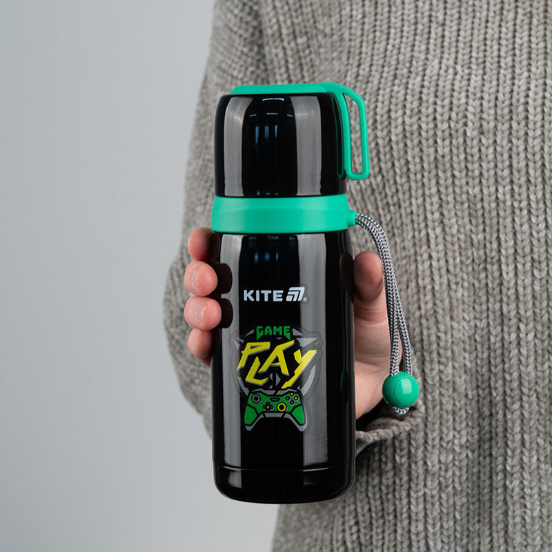 Термос Kite Cyber Чорний 350 мл K25-301-1