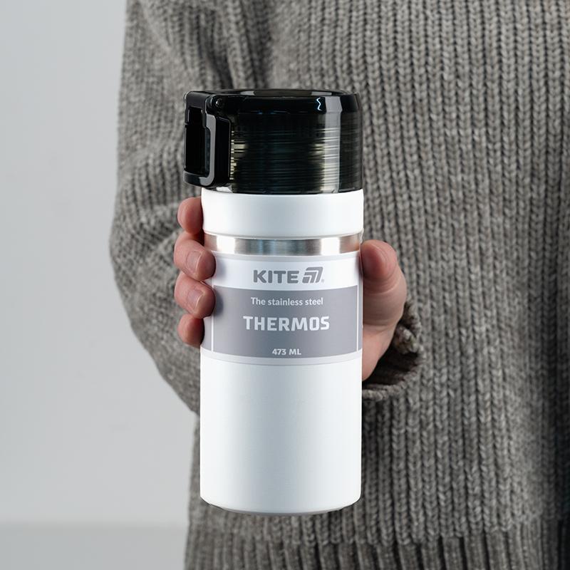 Термос Kite 473 мл білий K25-320-1