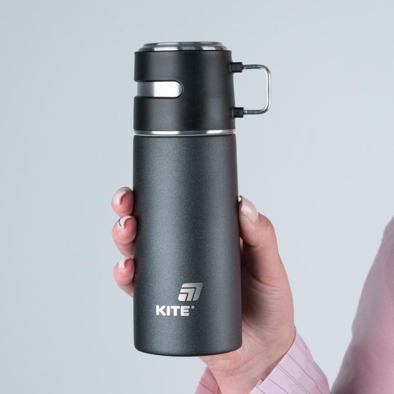 Термос Kite 350 мл чорний K25-1223-1